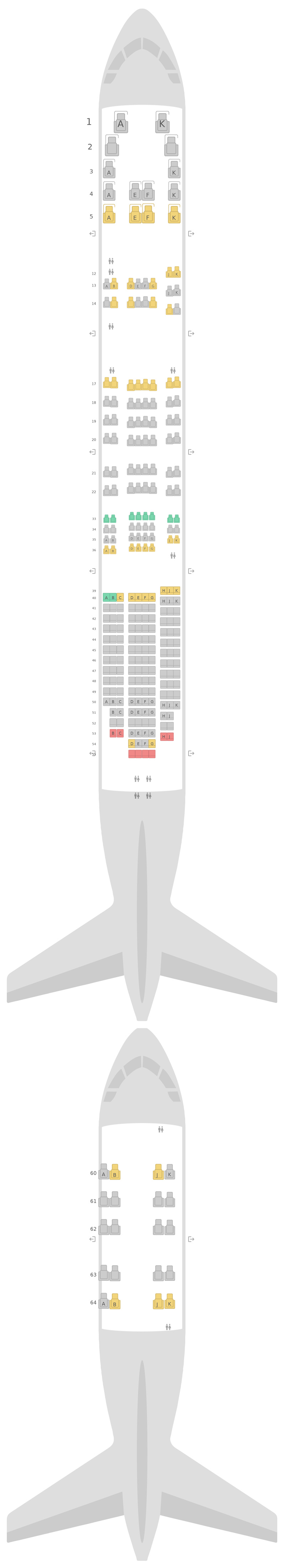 Sitzplan Boeing 747-400 (744) v2 British Airways